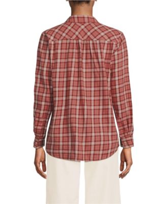 Women's Flannel Boyfriend Long Sleeve Shirt