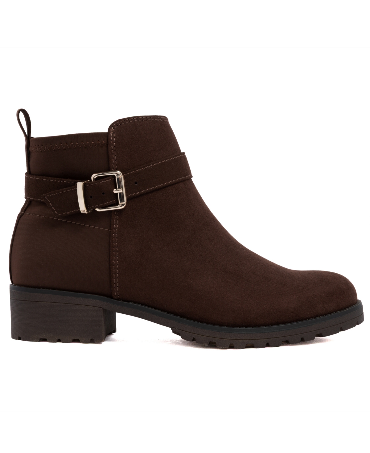 Jones New York Women's Camecia Round Toe Ankle Booties In Brown