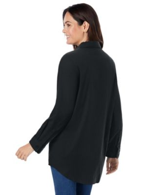 Plus Size Perfect Long Sleeve Shirt