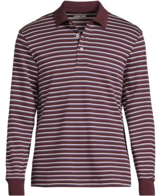 Men's Long Sleeve Cotton Supima Polo Shirt