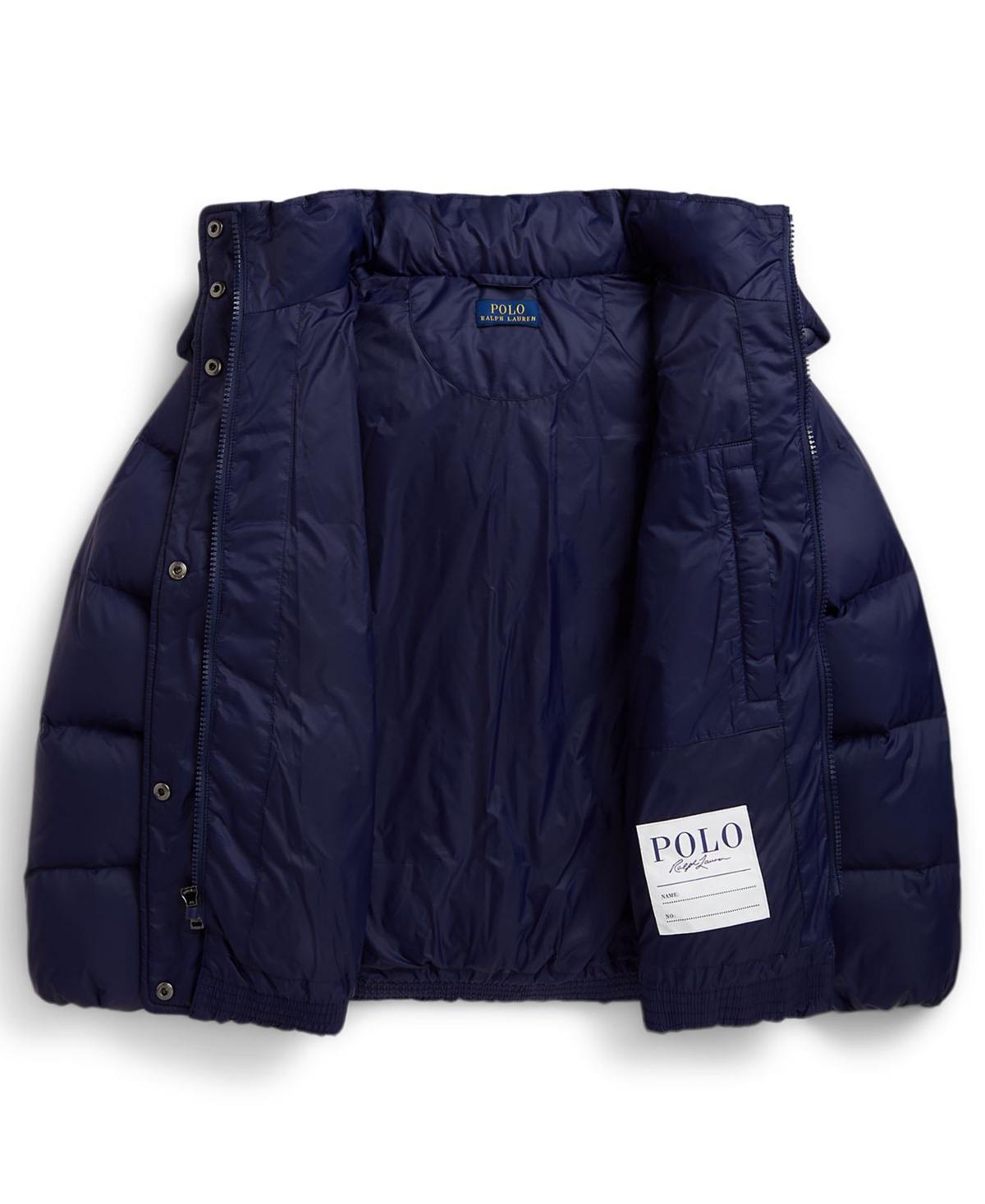 Polo Ralph Lauren Ralph Lauren Down Hooded Jacket In Blue