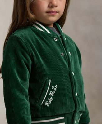 Girls' 2T-6X Knit Bomber Jacket