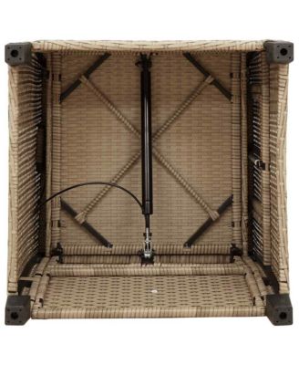 Reclining Patio Chair Foldable Reclining Garden Chair Rectangular