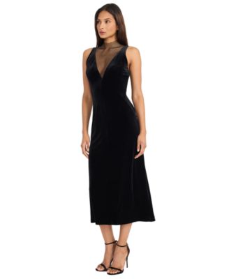 Women's Mock Neck Midi Dress