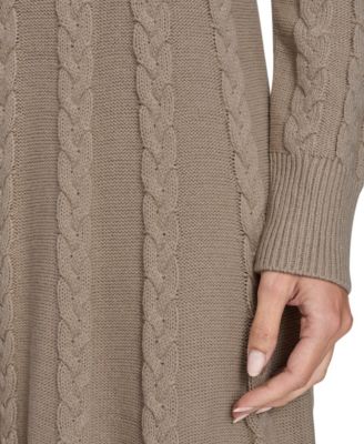 Women's Fit and Flare Pull-On Sweater Dress