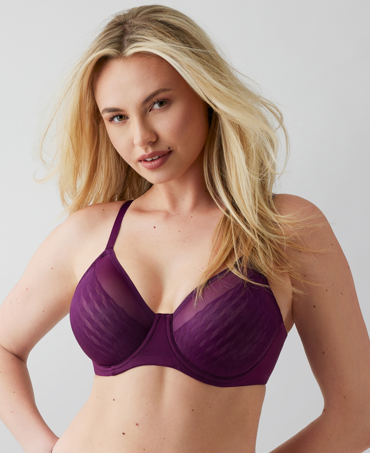 Wacoal Elevated Allure Full Coverage Underwire Bra In Purple