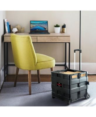 Home Heavy Duty Carry All Easy Folding Cart with Lid