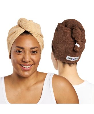 Microfiber Turbie Twist 2 Pack (Sheepskin, Pinecone)