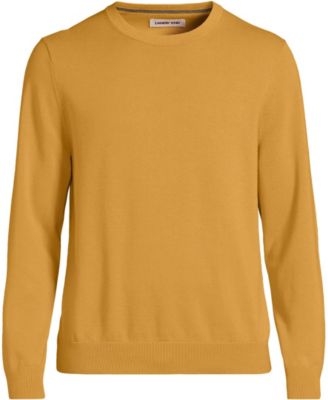 Men's Fine Gauge Cotton Crew Neck Sweater