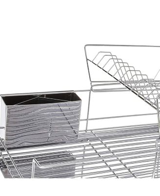 15.5 Inch Stainless Iron Shelf Dish Rack