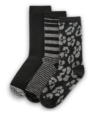 Women's 3 Pairs Buttersoft Variety Novelty Crew Socks