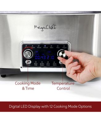 8 Quart 12-in-1 Deluxe Multi Cooker with Sous Vide and Multi-Functions