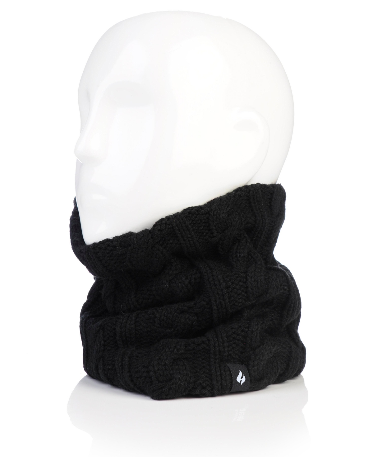 Heat Holders Lite Adele Knit Neck Warmer In Black