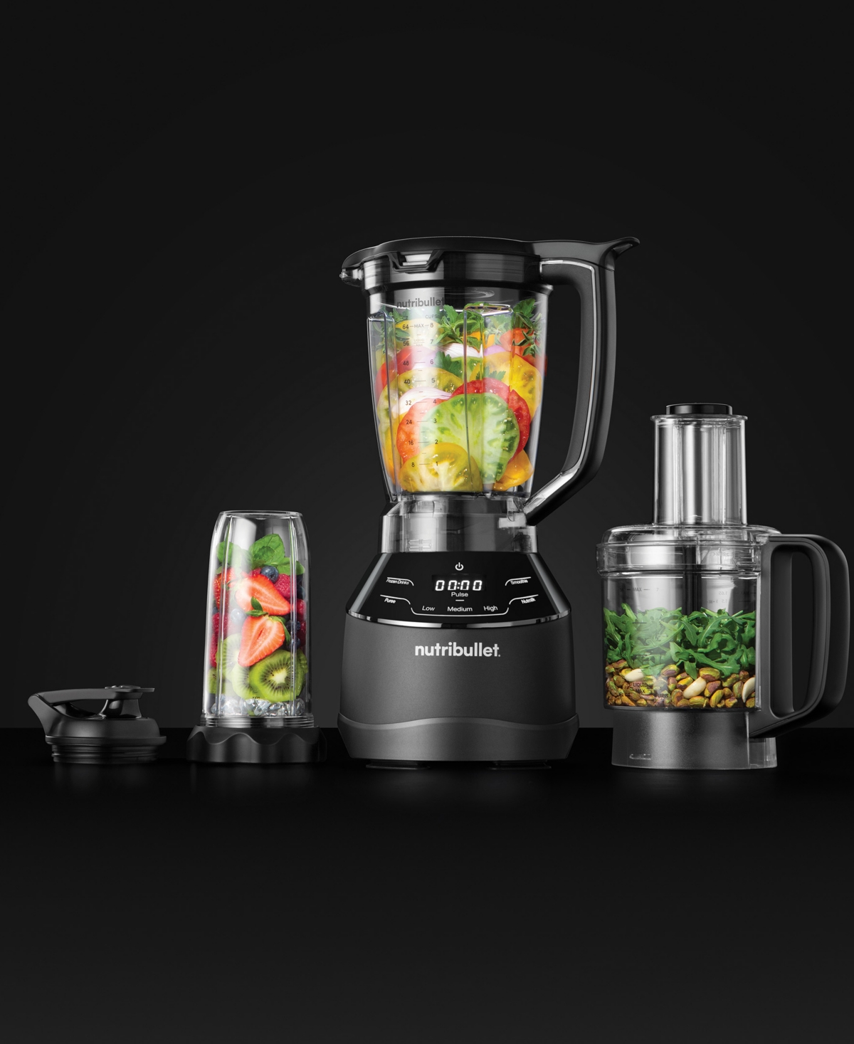 Nutribullet Triple Prep System 3-in-1 Blender And 7-cup Food Processor In Multi