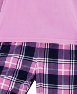 2-Piece Women's Mira Microplush Pajama Set