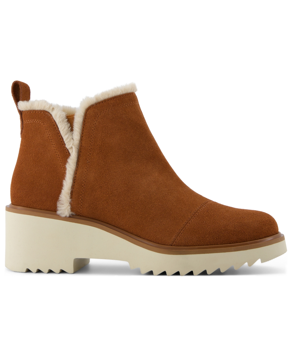 Toms Maude Faux Shearling Lined Bootie In Animal Print