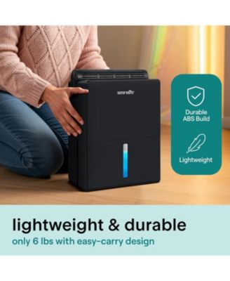 2-in-1 Portable Dehumidifier with Removable Cylinder & Drying Base