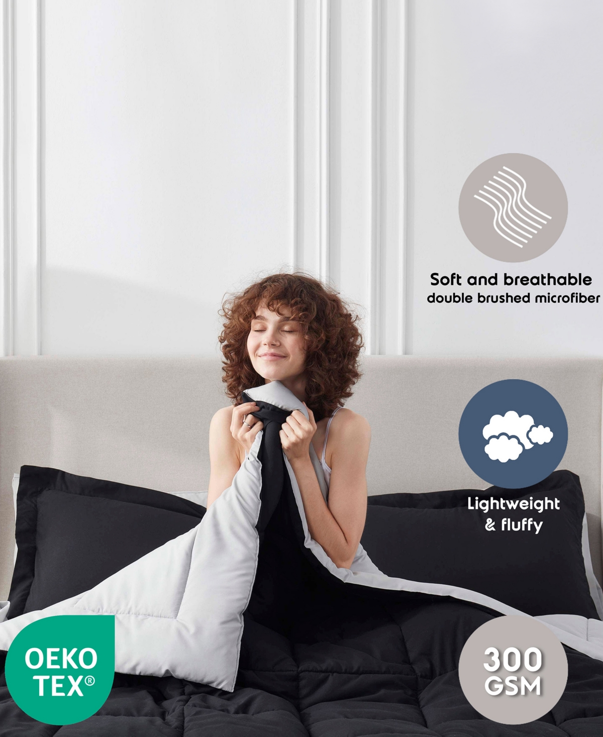 Nestl Luxury Soft Reversible 7-Pc. Comforter Set, California King