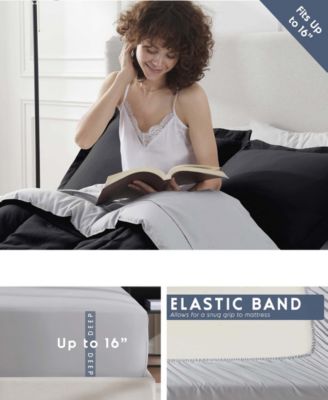 Luxury Soft Reversible 7-Pc. Comforter Set, Full