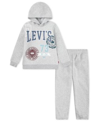 Levi's - Boys 4-7 2-Piece Multi Hit Long-Sleeve Hoodie and Joggers Set