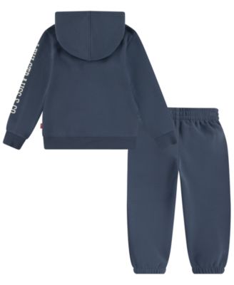 Boys' Toddler 2T-4T Patch Long-Sleeve Hoodie and Joggers, 2-Piece Set