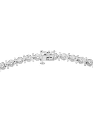 Diamond Tennis Bracelet (2 ct. t.w.) in Sterling Silver, Macy's Exclusive