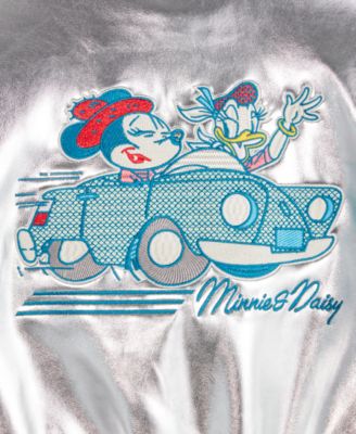 Girls 2T-6X Minnie Mouse & Daisy Duck Faux Leather Jacket, Macy's Exclusive