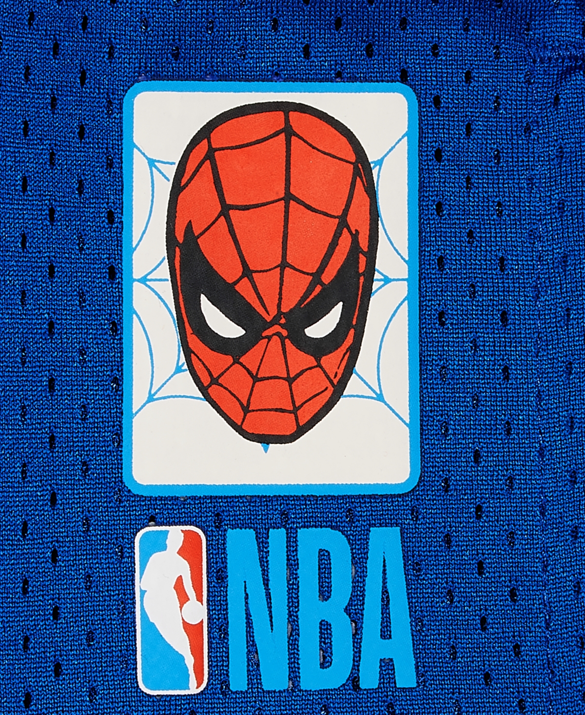 Macy's Marvel X Nba Kids Spider-man Baller Mesh Shorts, Macy's Exclusive In Blue
