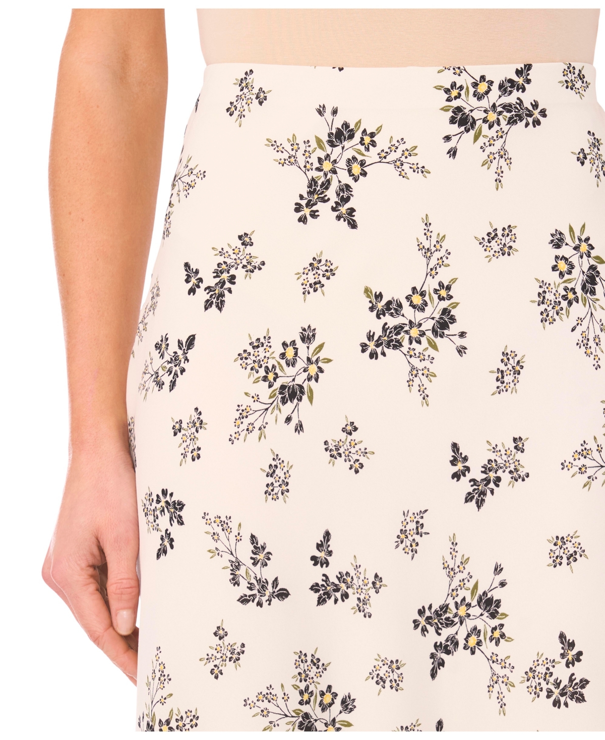 CeCe Women's Bias Midi Skirt