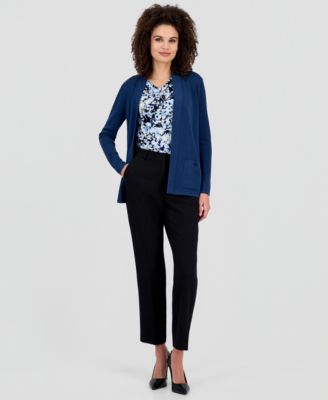 Women's Malibu Fine Rib Open-Front Cardigan