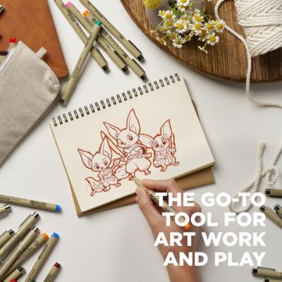 Pigma Micron Color Sets, Assorted, 73 Pen Count