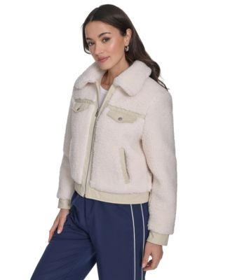 Women's Sherpa Zip-Front Jacket