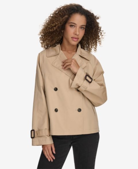 Женские куртки Levi's Women's Regular Short Double Breasted Trench Coat