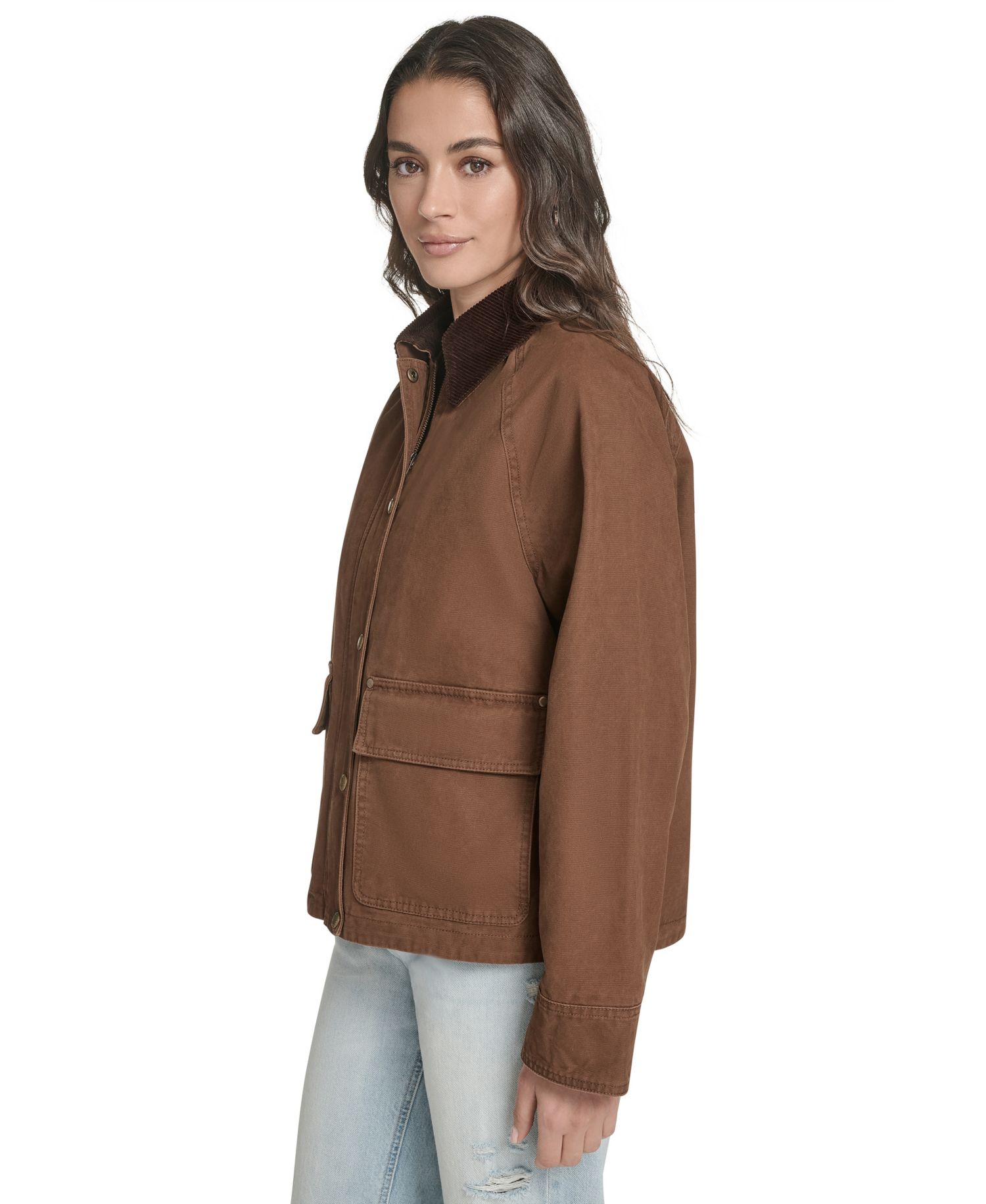 Women's Regular Short Cotton Barn Jacket