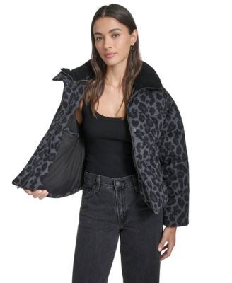 Women's Regular Wool Blend Western Puffer Jacket