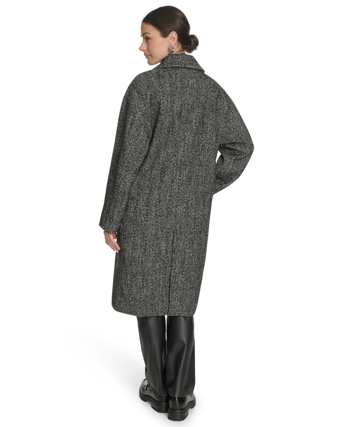 Levi's Longline Coat In Gray