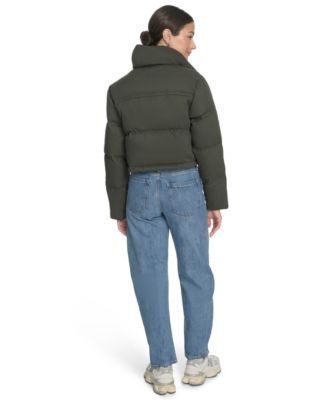 Women's Regular Cropped Cotton Puffer Jacket