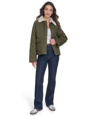 Women's Regular Diamond Quilted Jacket