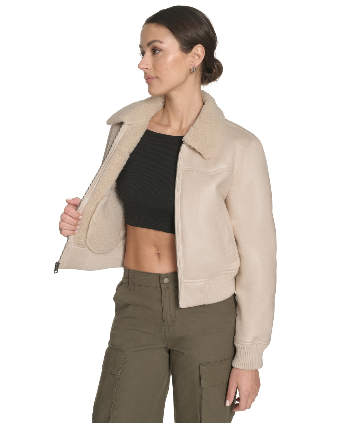 Levi's Women's Long Sleeve Western Jacket In Neutral