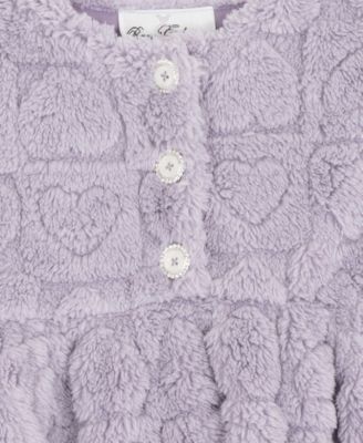 Girls' 2T-6X Heart Pattern Top and Solid Leggings, 2-Piece Set