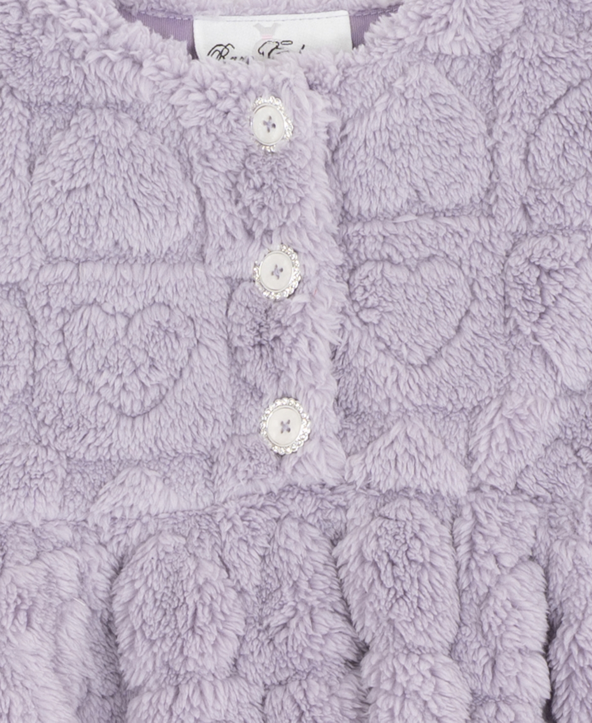 Rare Editions Girls 2T-6X 2-Piece Heart Pattern Top and Solid Leggings Set