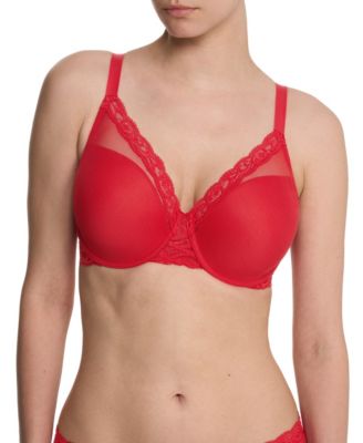 Women's Feathers Full Figure Contour Underwire Bra 741299