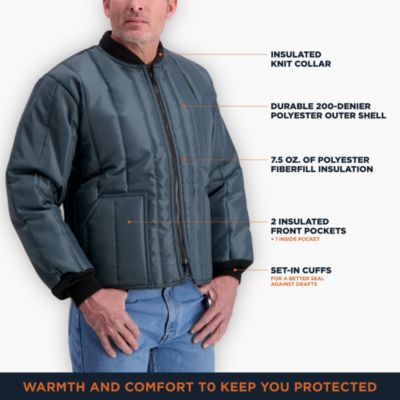 Men's Econo-Tuff Jacket - 15°F Comfort, Insulated, Water-Repellent, Durable, Lightweight Workwear for Cool Weather Protection