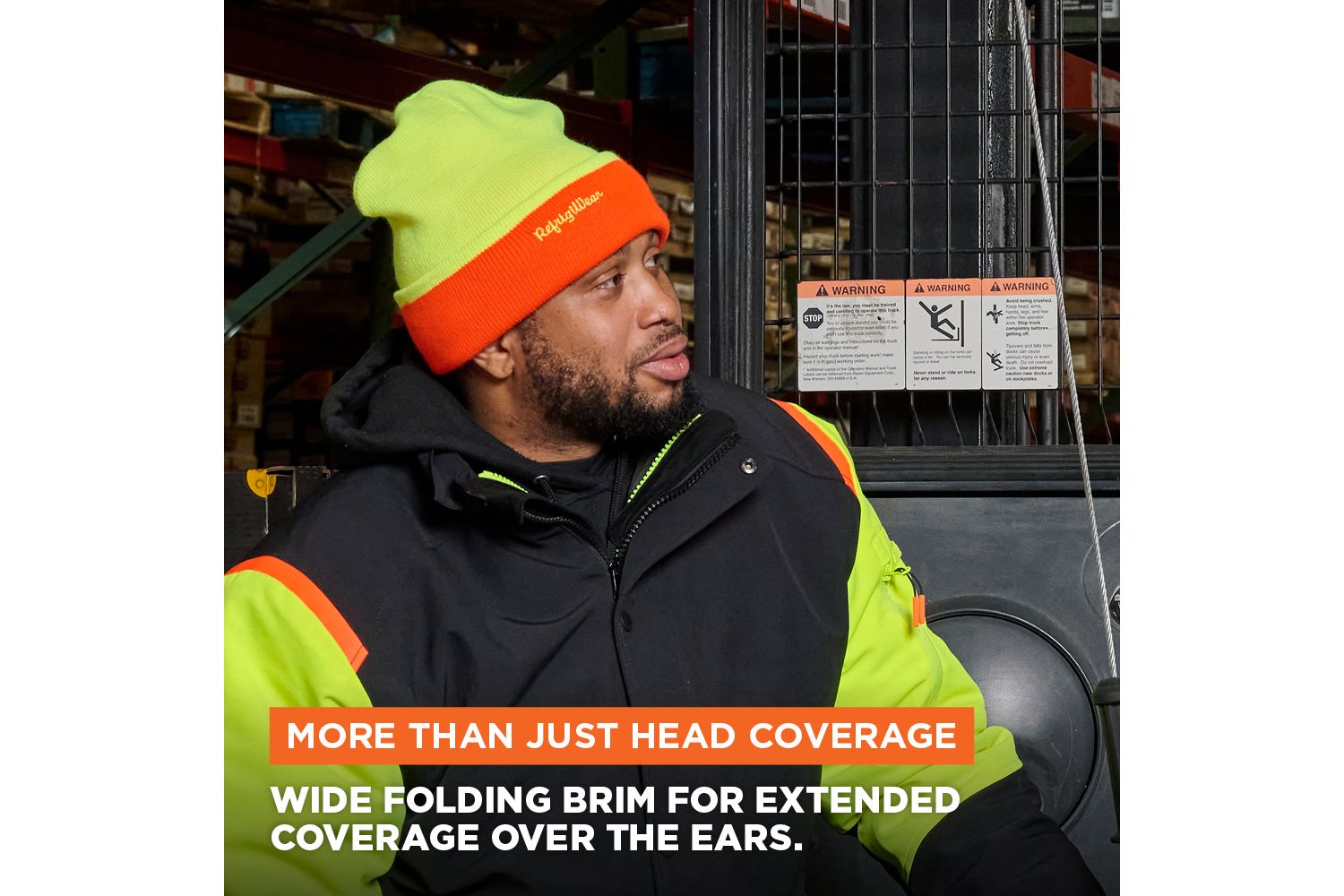 Men's HiVis Reversible Knit Cap