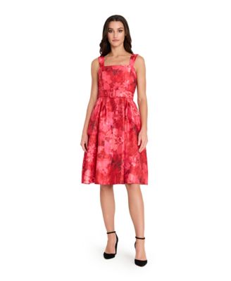 Petite Sleeveless Jacquard Dress