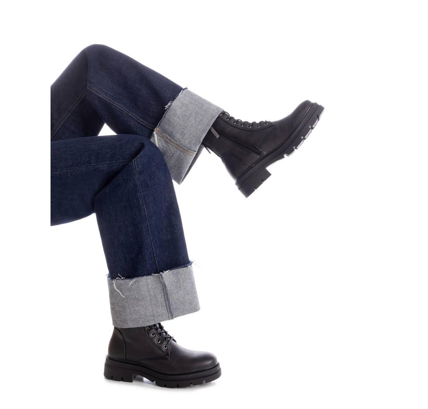 Женские ботинки XTI Combat Booties Refresh Collection, цвет: Чёрный — фото 2