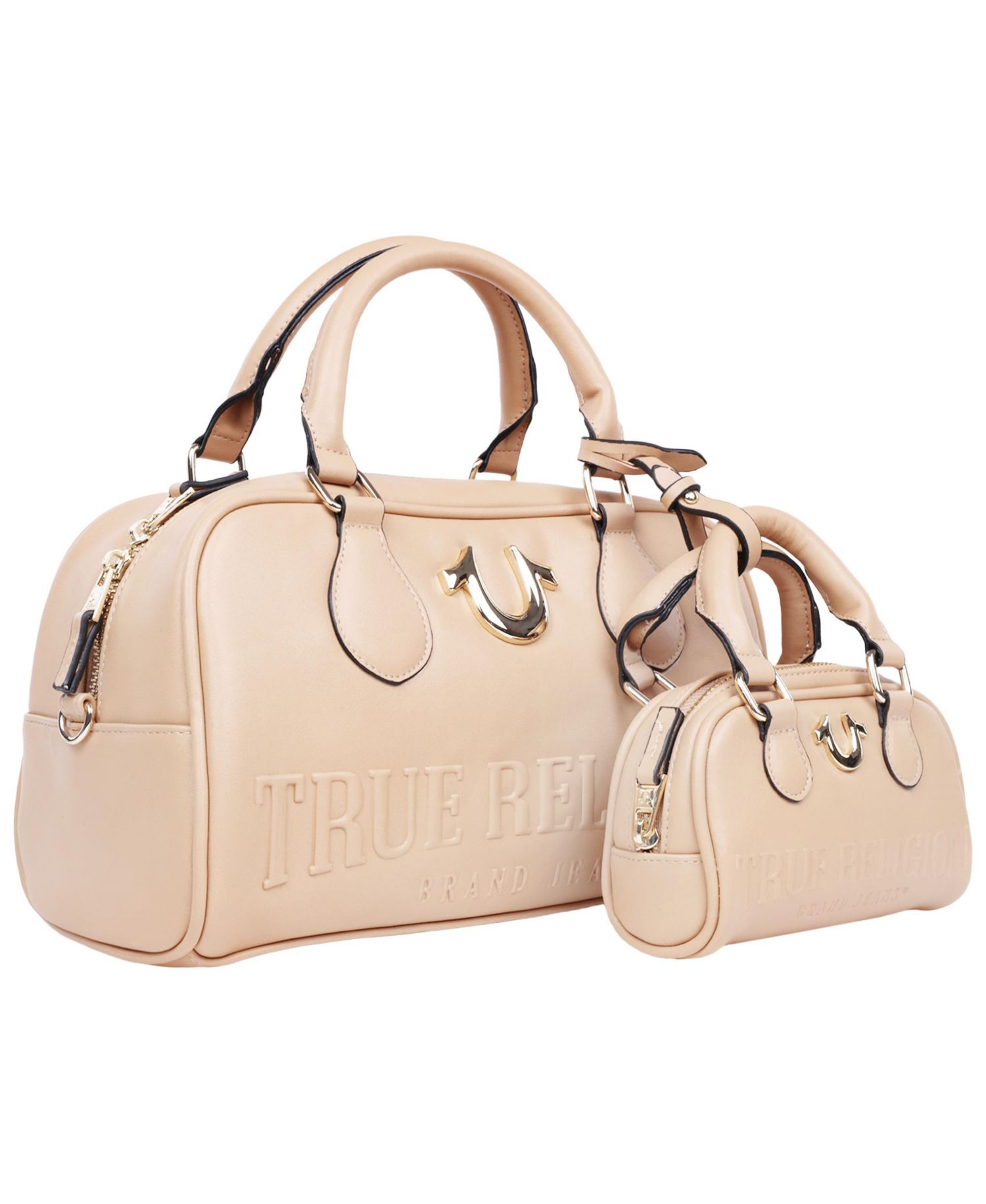 Logo Satchel with Matching Mini Bag