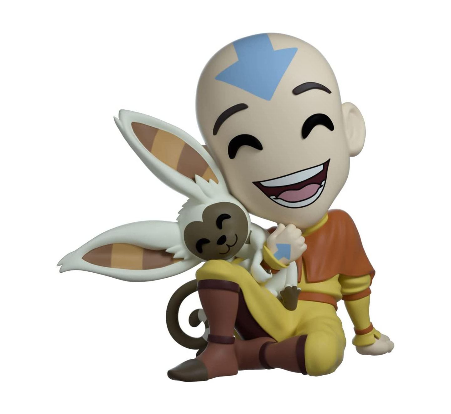 Детская фигурка Youtooz Avatar: The Last Airbender Aang with Momo 4" Vinyl Figure, Ages 14+, цвет: Разноцветный — фото 2