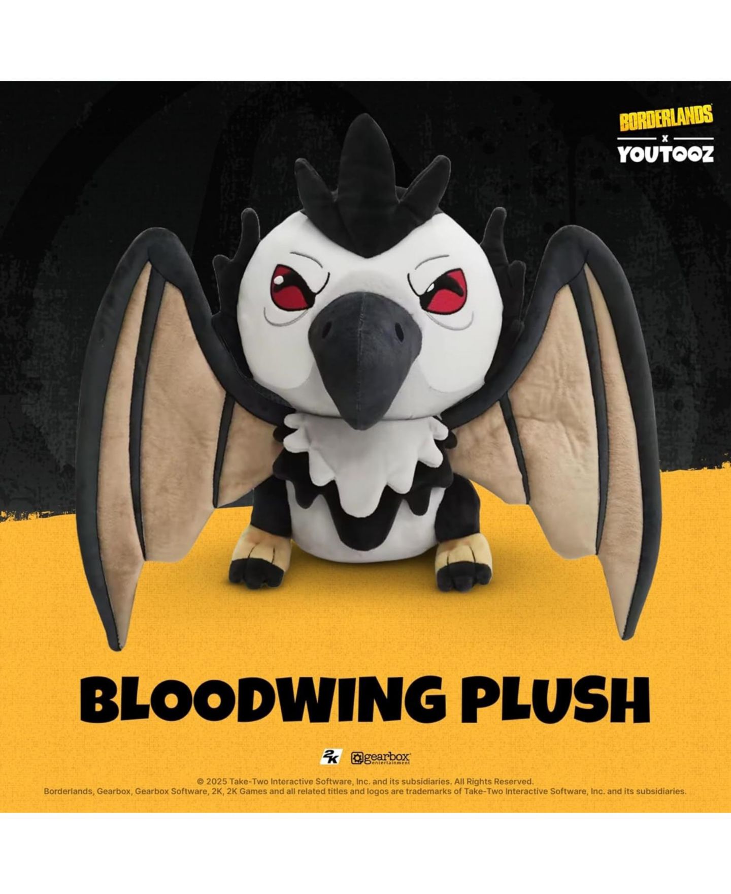 Плюшевая игрушка Youtooz Borderlands Collection Bloodwing, 9 дюймов — фото 2