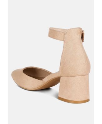 Womens Stroot Mid Block Heel Sandals